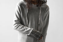 画像をギャラリービューアに読み込む, thomkrom PAINT DYED PULL OVER PARKA / OVER LOCKED (OFF WHITE)