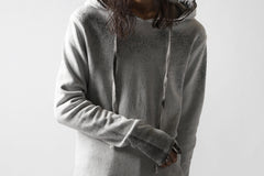 画像をギャラリービューアに読み込む, thomkrom PAINT DYED PULL OVER PARKA / OVER LOCKED (OFF WHITE)