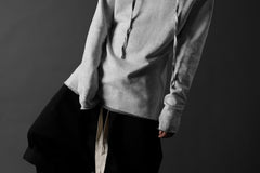 画像をギャラリービューアに読み込む, thomkrom PAINT DYED PULL OVER PARKA / OVER LOCKED (OFF WHITE)