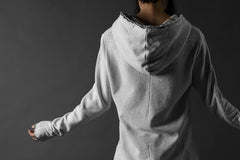 画像をギャラリービューアに読み込む, thomkrom PAINT DYED PULL OVER PARKA / OVER LOCKED (OFF WHITE)