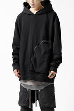 画像をギャラリービューアに読み込む, thomkrom SWEATSHIRT HOODIE-DUAL / FRENCH TERRY ORGANIC (BLACK)