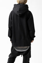 画像をギャラリービューアに読み込む, thomkrom SWEATSHIRT HOODIE-DUAL / FRENCH TERRY ORGANIC (BLACK)