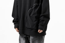 画像をギャラリービューアに読み込む, thomkrom SWEATSHIRT HOODIE-DUAL / FRENCH TERRY ORGANIC (BLACK)