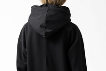 画像をギャラリービューアに読み込む, thomkrom SWEATSHIRT HOODIE-DUAL / FRENCH TERRY ORGANIC (BLACK)