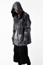 画像をギャラリービューアに読み込む, thomkrom HOODIE ZIP JACKET BACK POCKET DETAIL / DYEING WOVEN ELASTIC (MARBLE T109)