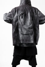 画像をギャラリービューアに読み込む, thomkrom HOODIE ZIP JACKET BACK POCKET DETAIL / DYEING WOVEN ELASTIC (MARBLE T109)