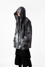 画像をギャラリービューアに読み込む, thomkrom HOODIE ZIP JACKET BACK POCKET DETAIL / DYEING WOVEN ELASTIC (MARBLE T109)