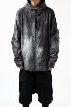 画像をギャラリービューアに読み込む, thomkrom HOODIE ZIP JACKET BACK POCKET DETAIL / DYEING WOVEN ELASTIC (MARBLE T109)