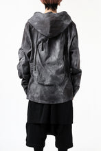 画像をギャラリービューアに読み込む, thomkrom HOODIE ZIP JACKET BACK POCKET DETAIL / DYEING WOVEN ELASTIC (MARBLE T109)