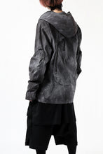 画像をギャラリービューアに読み込む, thomkrom HOODIE ZIP JACKET BACK POCKET DETAIL / DYEING WOVEN ELASTIC (MARBLE T109)