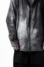 画像をギャラリービューアに読み込む, thomkrom HOODIE ZIP JACKET BACK POCKET DETAIL / DYEING WOVEN ELASTIC (MARBLE T109)