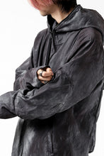 画像をギャラリービューアに読み込む, thomkrom HOODIE ZIP JACKET BACK POCKET DETAIL / DYEING WOVEN ELASTIC (MARBLE T109)