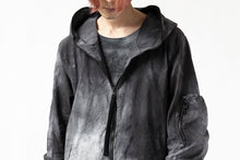 画像をギャラリービューアに読み込む, thomkrom HOODIE ZIP JACKET BACK POCKET DETAIL / DYEING WOVEN ELASTIC (MARBLE T109)