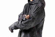 画像をギャラリービューアに読み込む, thomkrom HOODIE ZIP JACKET BACK POCKET DETAIL / DYEING WOVEN ELASTIC (MARBLE T109)