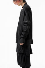 画像をギャラリービューアに読み込む, thomkrom MA-1 JACKET / SOFT FROTTEE (BLACK)