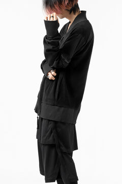 画像をギャラリービューアに読み込む, thomkrom MA-1 JACKET / SOFT FROTTEE (BLACK)