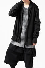 画像をギャラリービューアに読み込む, thomkrom MA-1 JACKET / SOFT FROTTEE (BLACK)