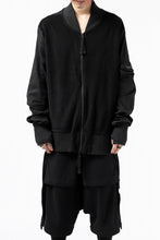 画像をギャラリービューアに読み込む, thomkrom MA-1 JACKET / SOFT FROTTEE (BLACK)