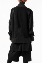 画像をギャラリービューアに読み込む, thomkrom MA-1 JACKET / SOFT FROTTEE (BLACK)
