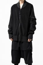 画像をギャラリービューアに読み込む, thomkrom MA-1 JACKET / SOFT FROTTEE (BLACK)