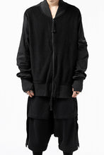 画像をギャラリービューアに読み込む, thomkrom MA-1 JACKET / SOFT FROTTEE (BLACK)