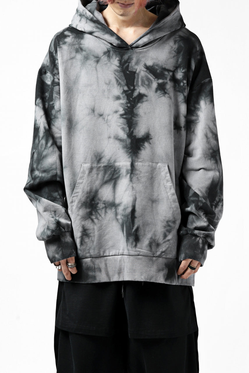 thomkrom DYEING SWEATSHIRT HOODIE / FRENCH TERRY ORGANIC (MARBLE T109)