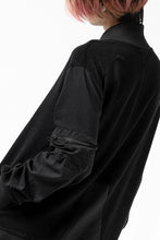 画像をギャラリービューアに読み込む, thomkrom MA-1 JACKET / SOFT FROTTEE (BLACK)