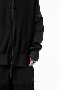 画像をギャラリービューアに読み込む, thomkrom MA-1 JACKET / SOFT FROTTEE (BLACK)