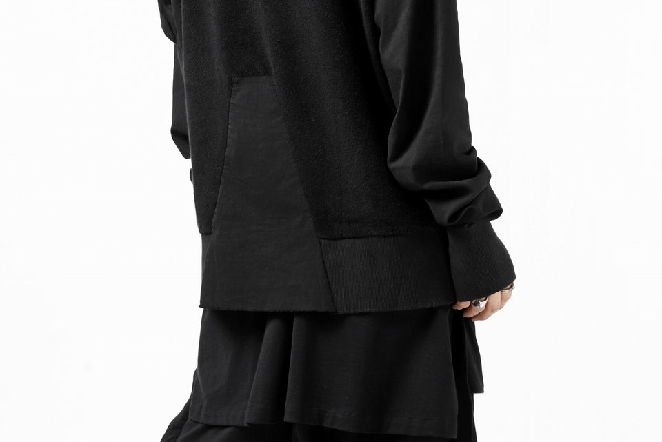 画像をギャラリービューアに読み込む, thomkrom MA-1 JACKET / SOFT FROTTEE (BLACK)