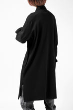 画像をギャラリービューアに読み込む, thomkrom WORK COAT / MEDIUM JERSEY (BLACK)