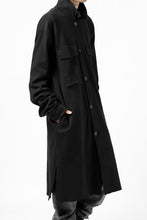 画像をギャラリービューアに読み込む, thomkrom WORK COAT / MEDIUM JERSEY (BLACK)