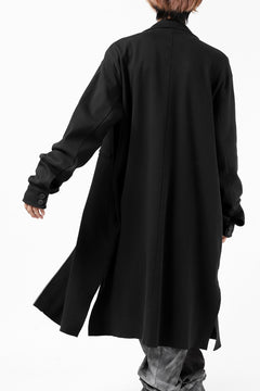 画像をギャラリービューアに読み込む, thomkrom WORK COAT / MEDIUM JERSEY (BLACK)