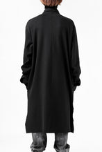画像をギャラリービューアに読み込む, thomkrom WORK COAT / MEDIUM JERSEY (BLACK)