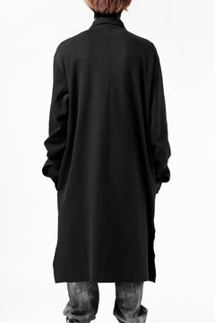 画像をギャラリービューアに読み込む, thomkrom WORK COAT / MEDIUM JERSEY (BLACK)