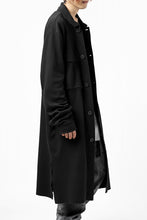 画像をギャラリービューアに読み込む, thomkrom WORK COAT / MEDIUM JERSEY (BLACK)
