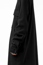 画像をギャラリービューアに読み込む, thomkrom WORK COAT / MEDIUM JERSEY (BLACK)