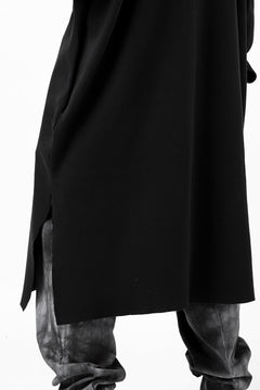 画像をギャラリービューアに読み込む, thomkrom WORK COAT / MEDIUM JERSEY (BLACK)