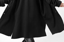 画像をギャラリービューアに読み込む, thomkrom WORK COAT / MEDIUM JERSEY (BLACK)