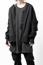 画像をギャラリービューアに読み込む, thom/krom MA-1 JACKET / ELASTIC COTTON (BLACK)