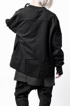 画像をギャラリービューアに読み込む, thom/krom MA-1 JACKET / ELASTIC COTTON (BLACK)
