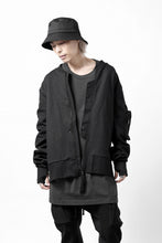 画像をギャラリービューアに読み込む, thom/krom MA-1 JACKET / ELASTIC COTTON (BLACK)