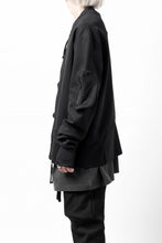 画像をギャラリービューアに読み込む, thom/krom MA-1 JACKET / ELASTIC COTTON (BLACK)