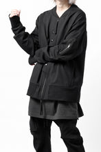 画像をギャラリービューアに読み込む, thom/krom MA-1 JACKET / ELASTIC COTTON (BLACK)