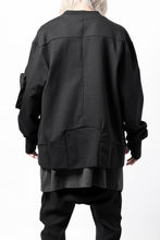 画像をギャラリービューアに読み込む, thom/krom MA-1 JACKET / ELASTIC COTTON (BLACK)