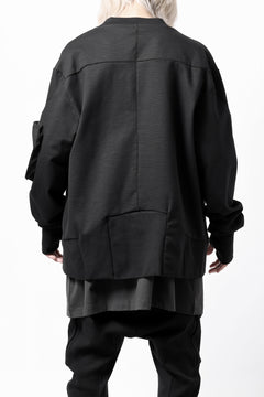 画像をギャラリービューアに読み込む, thom/krom MA-1 JACKET / ELASTIC COTTON (BLACK)