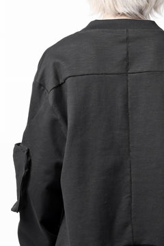 画像をギャラリービューアに読み込む, thom/krom MA-1 JACKET / ELASTIC COTTON (BLACK)