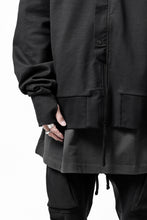 画像をギャラリービューアに読み込む, thom/krom MA-1 JACKET / ELASTIC COTTON (BLACK)