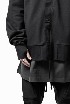 画像をギャラリービューアに読み込む, thom/krom MA-1 JACKET / ELASTIC COTTON (BLACK)