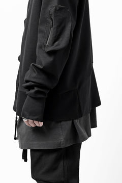 画像をギャラリービューアに読み込む, thom/krom MA-1 JACKET / ELASTIC COTTON (BLACK)
