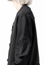 画像をギャラリービューアに読み込む, thom/krom MA-1 JACKET / ELASTIC COTTON (BLACK)